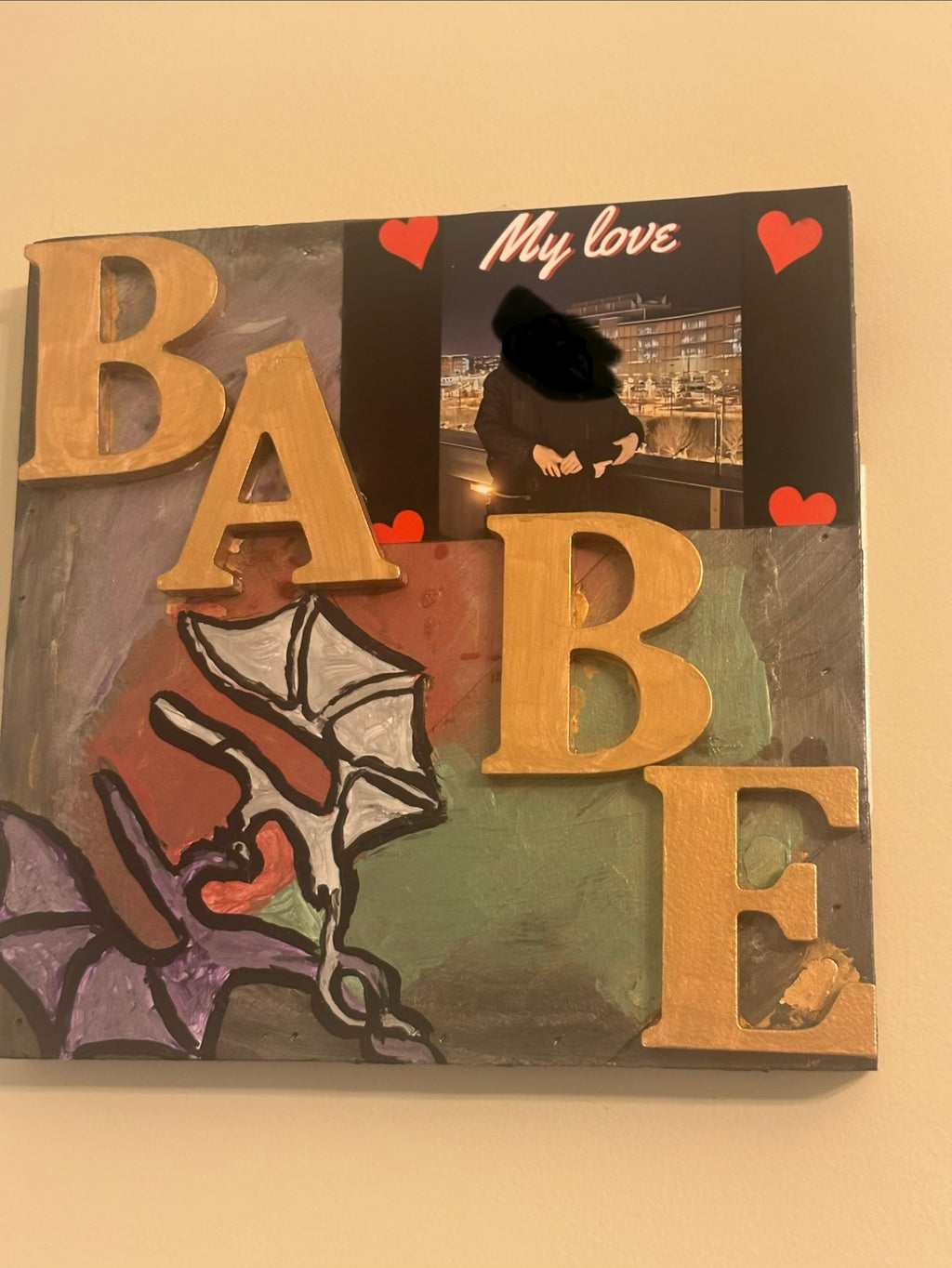 Memories wooden board