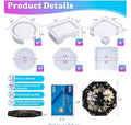 Custom Resin Coaster Set – Personalized Design