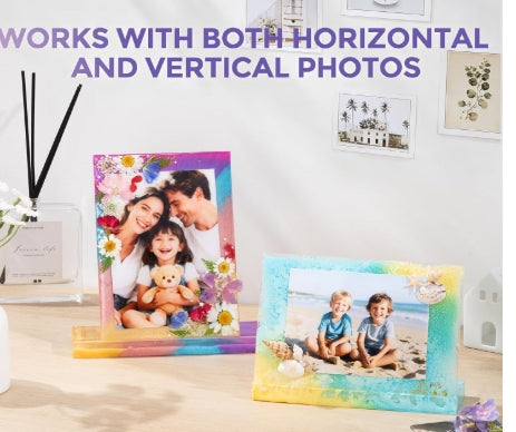 Custom Resin Photo Frame – Personalized Colors & Inclusions