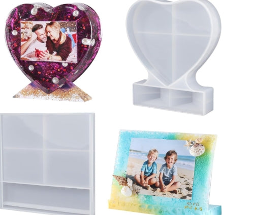 Custom Resin Photo Frame – Personalized Colors & Inclusions